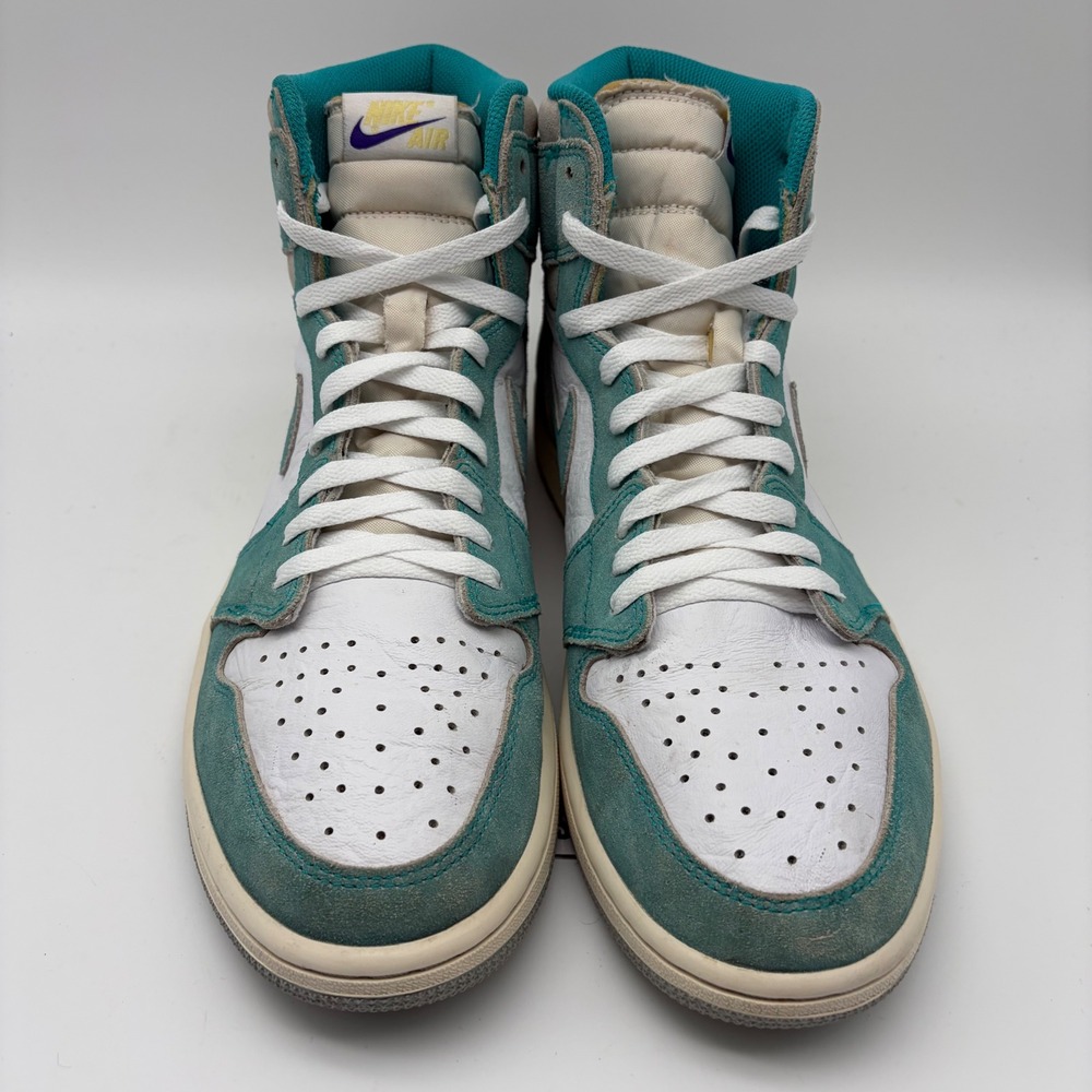 Air Jordan 1 Retro High OG Turbo Green White Grey Mens Size (12555088-311) - Picture 5 of 8